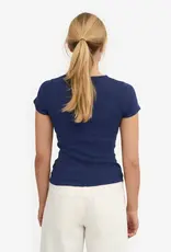 Colorful Standard T-Shirt 'Organic Rib SS' - Marine Blue  - Colorful Standard