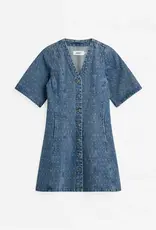 Moves Jurk 'Miriami' - Medium Blue - Moves