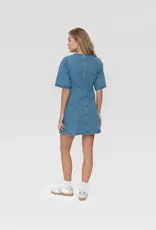 Moves Jurk 'Miriami' - Medium Blue - Moves