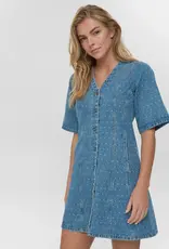 Moves Jurk 'Miriami' - Medium Blue - Moves