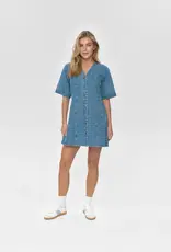 Moves Jurk 'Miriami' - Medium Blue - Moves