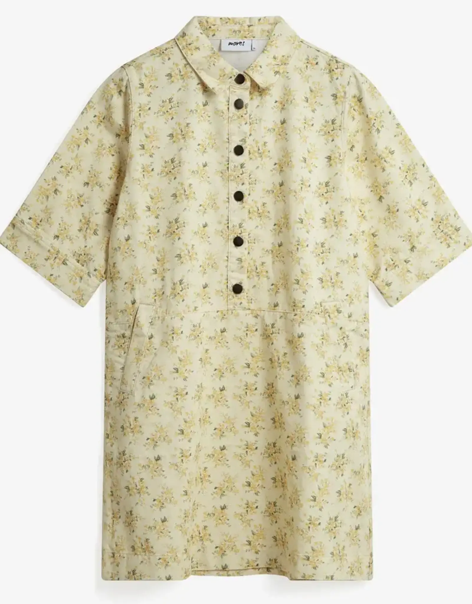 Moves Jurk 'Manula' - Wax Yellow - Moves