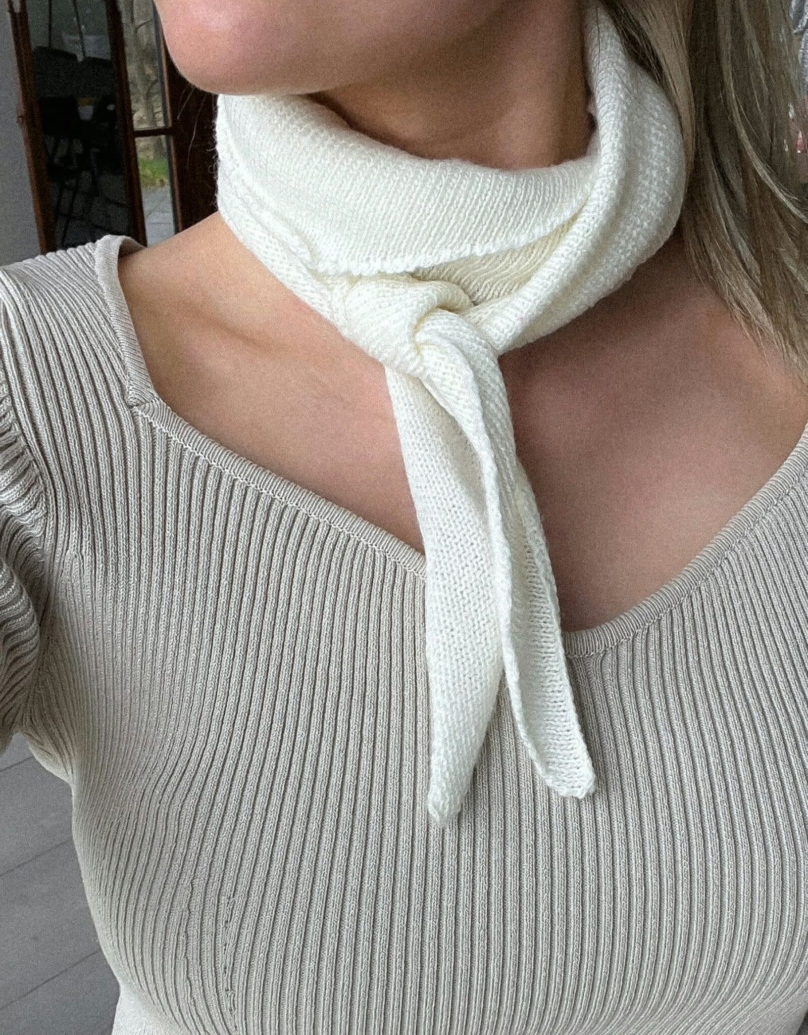 Sjaaltje 'Misty' - Off White - Neo Noir - One Size