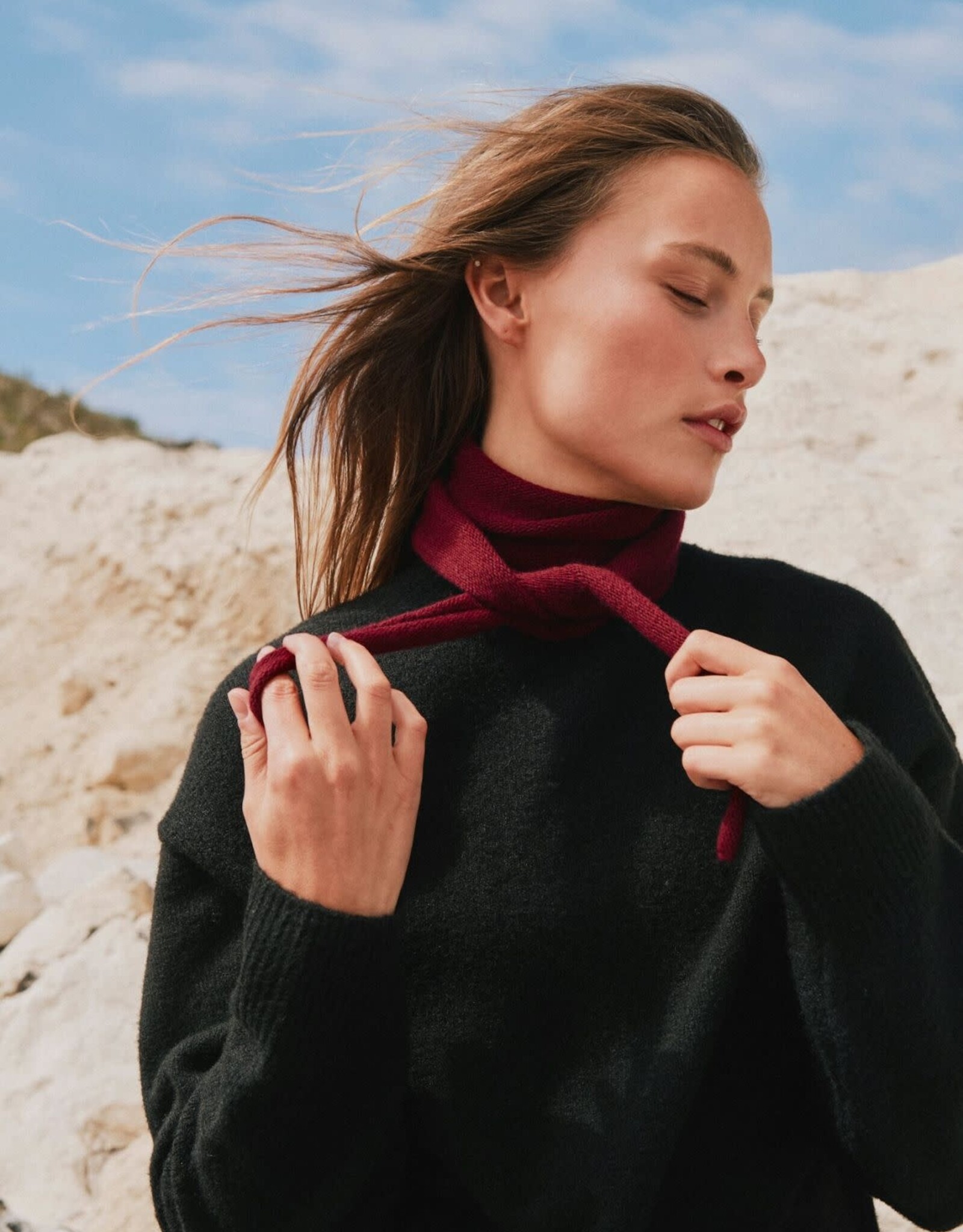 Sjaaltje 'Misty' - Wine - Neo Noir - One Size