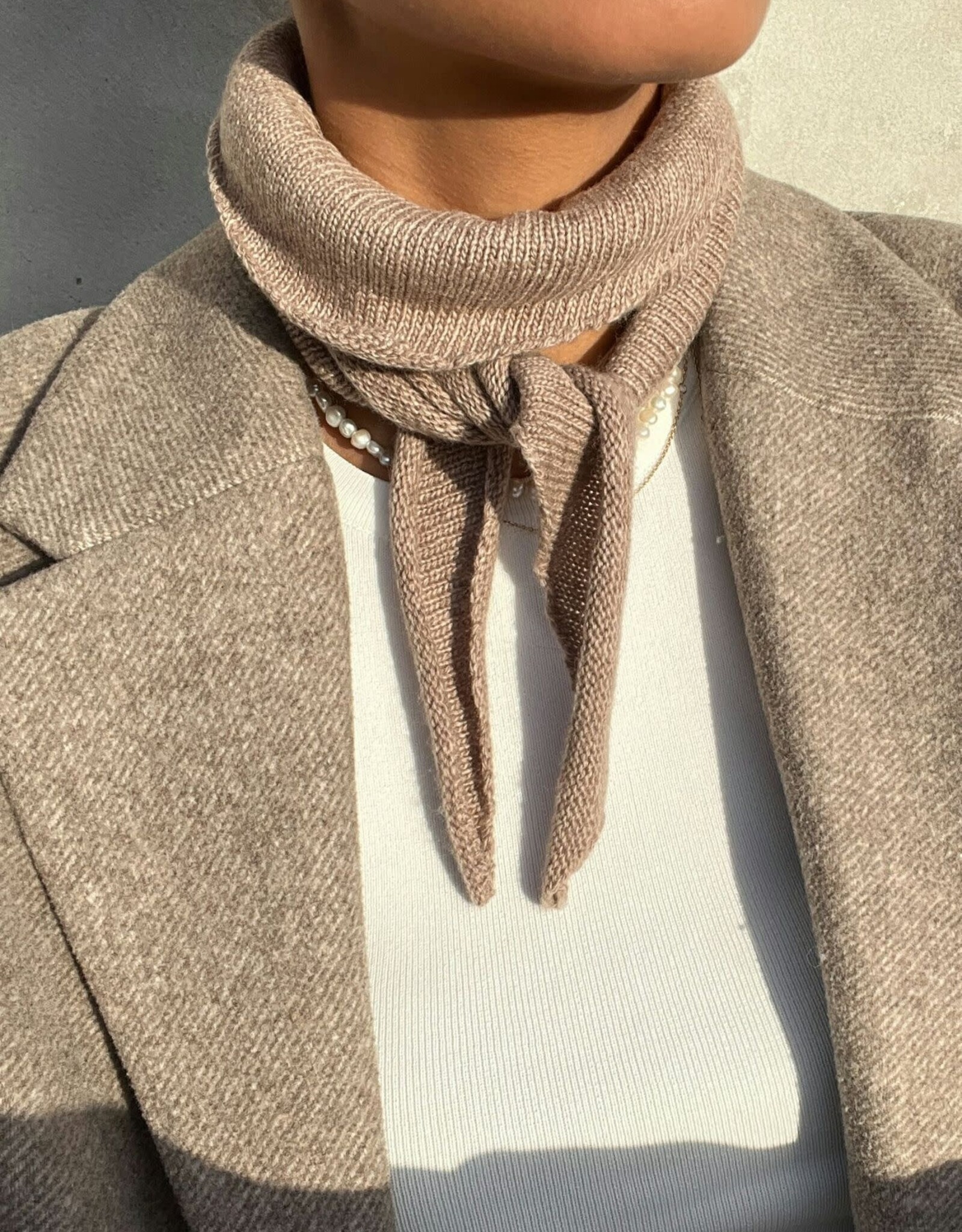 Sjaaltje 'Misty' - Beige Melange - Neo Noir - One Size