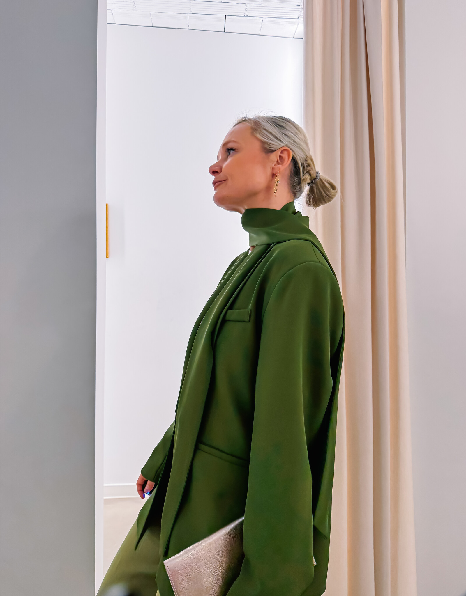The Golden House Lum Blazer 'Indra' - Olive