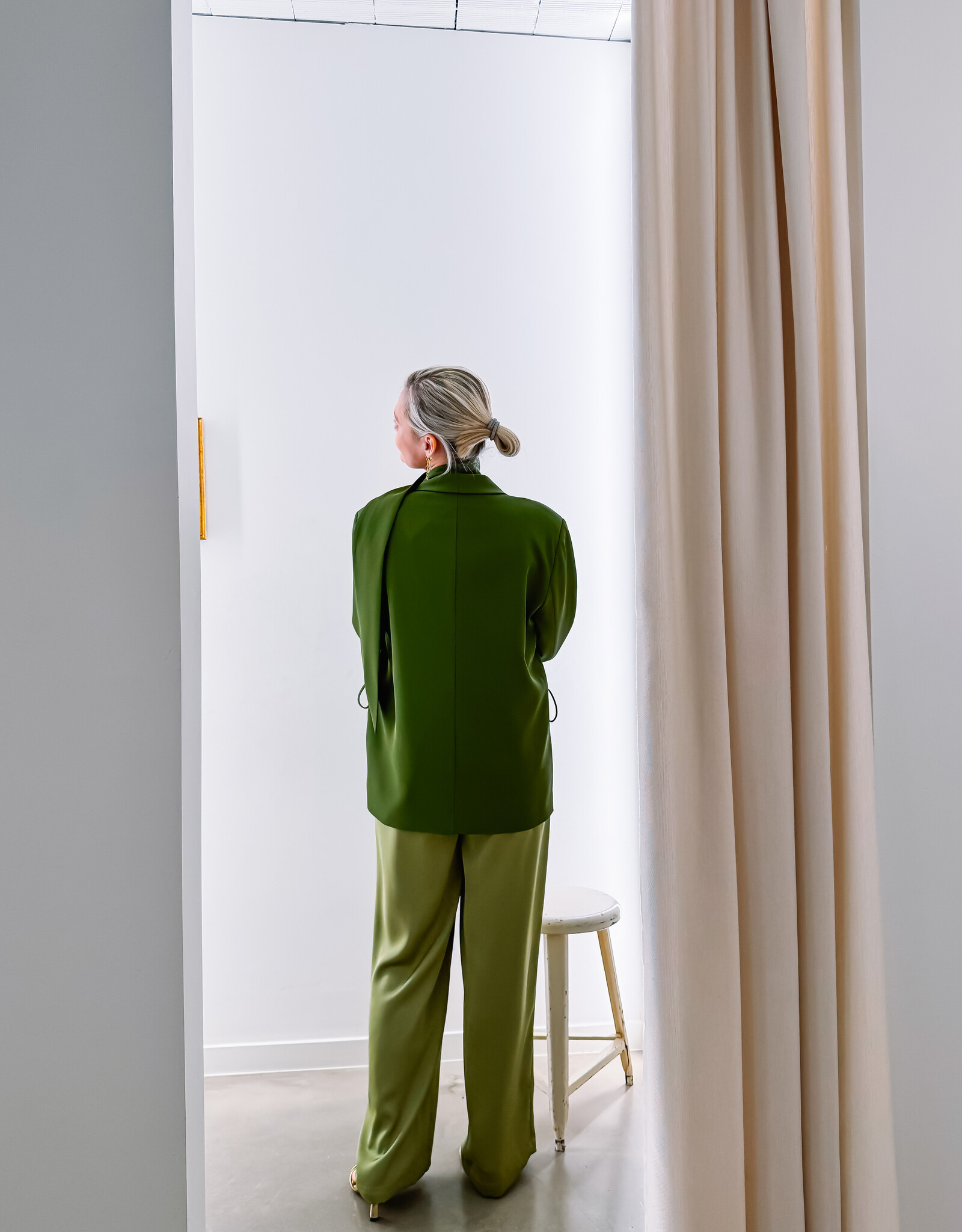 The Golden House Lum Blazer 'Indra' - Olive