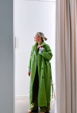 The Golden House Lum Trench 'Leah' - Verde Olive