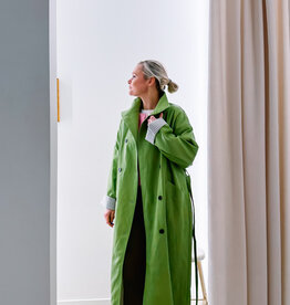 The Golden House Lum Trench 'Leah' - Verde Olive