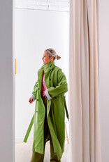 The Golden House Lum Trench 'Leah' - Verde Olive