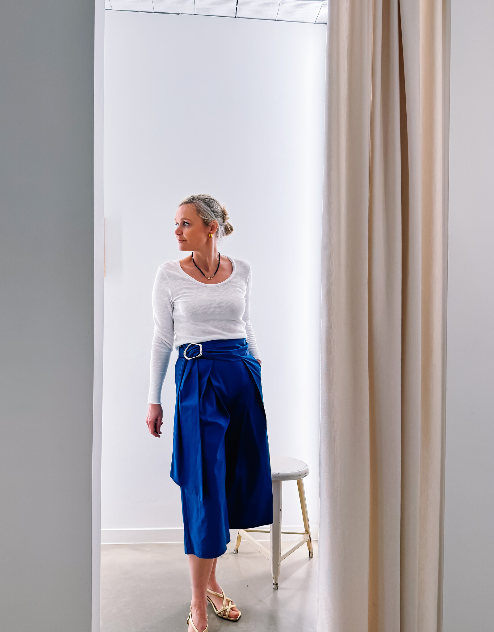 The Golden House Lum Bermuda 'Izzy' - Electrique Blue