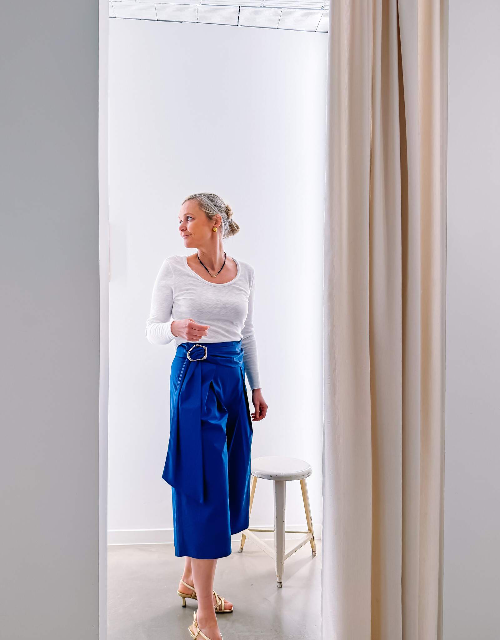 The Golden House Lum Bermuda 'Izzy' - Electrique Blue