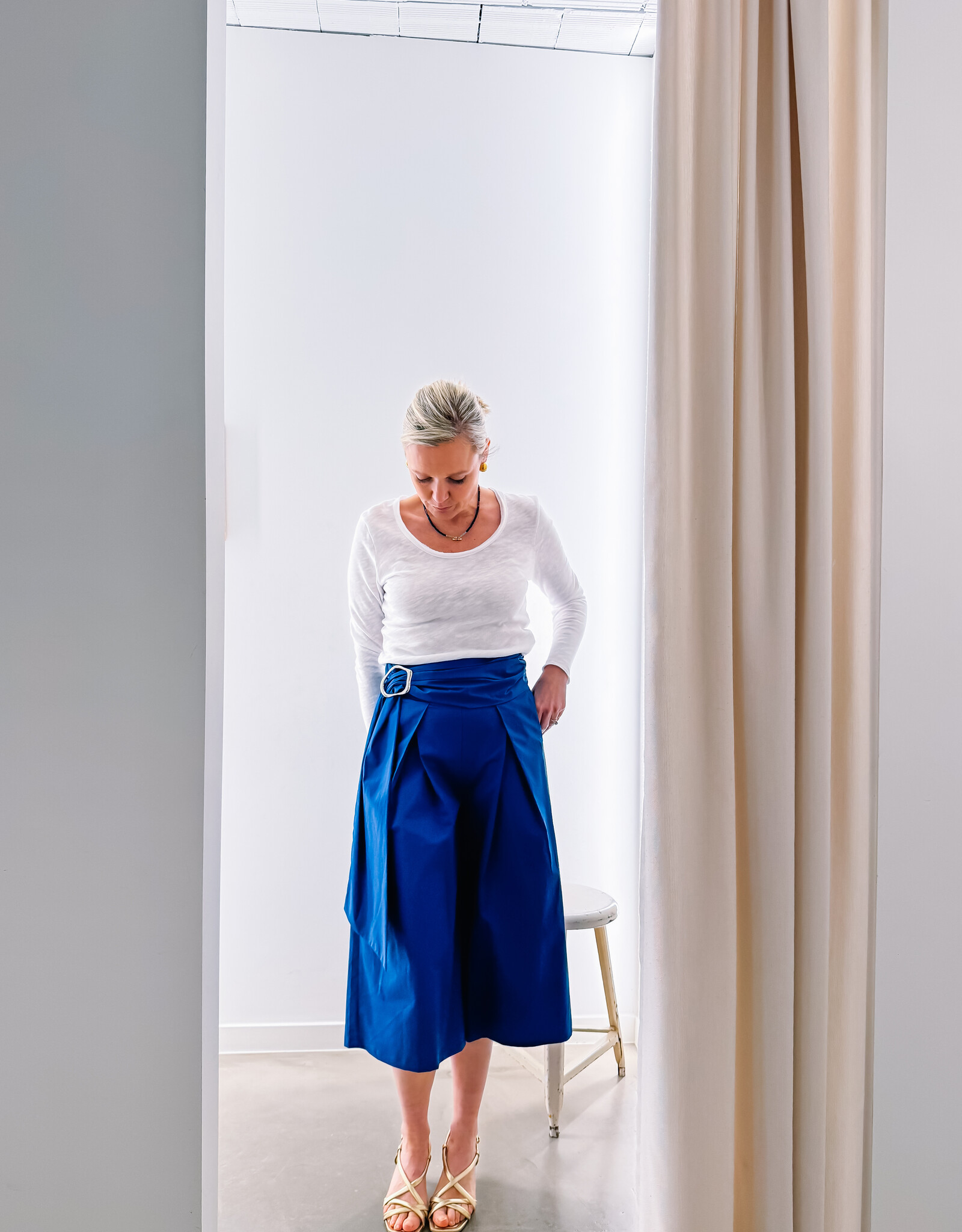 The Golden House Lum Bermuda 'Izzy' - Electrique Blue