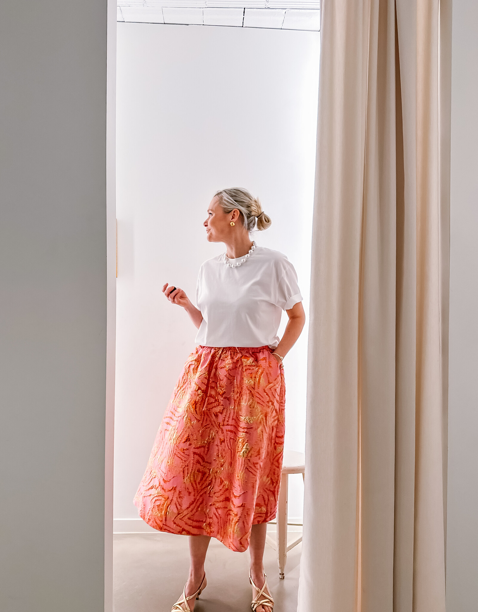 Lollys Laundry Rok 'Bristol' - Pink - Lollys Laundry