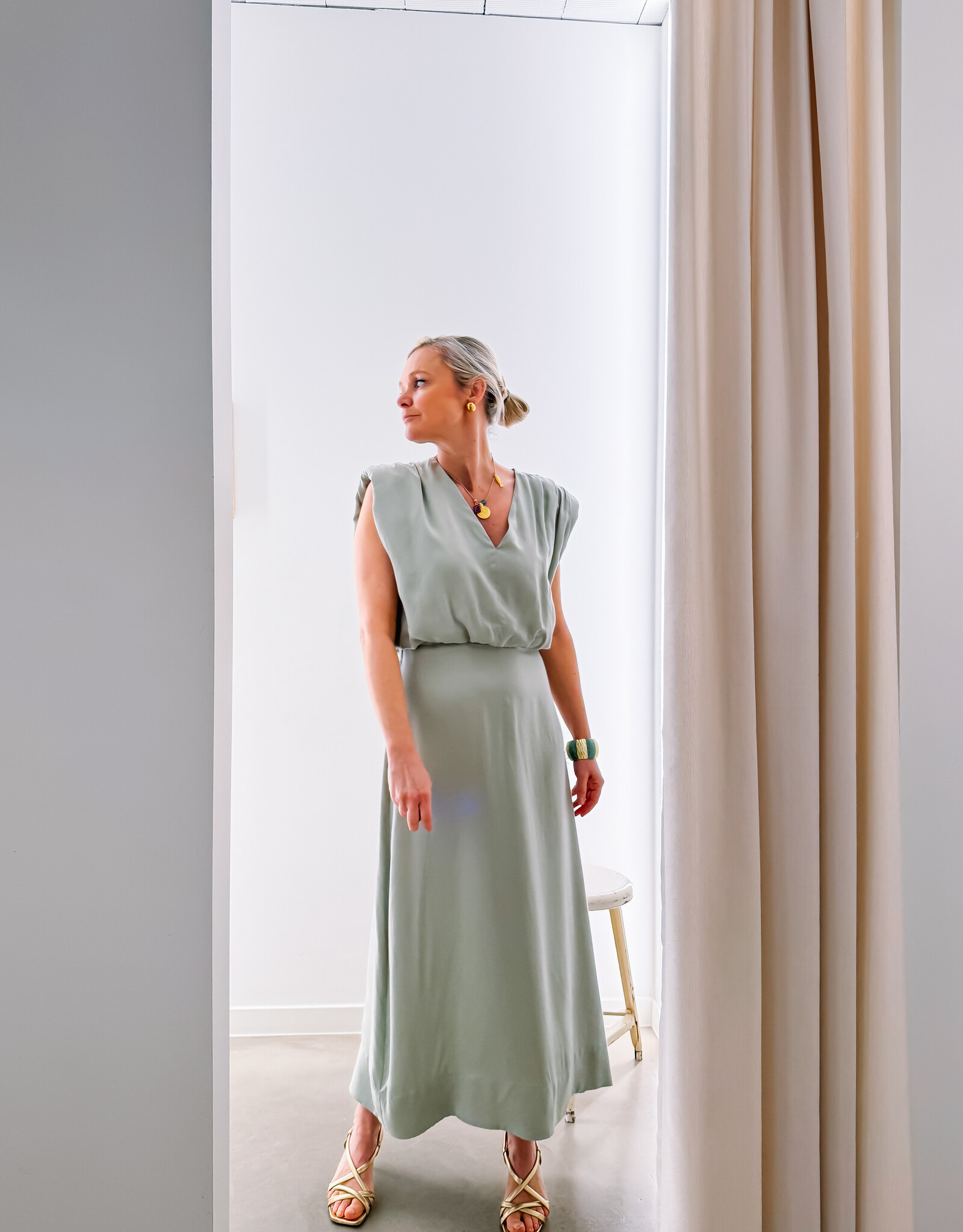 Suncoo Jurk 'Chorus' - Vert d'Eau - Suncoo