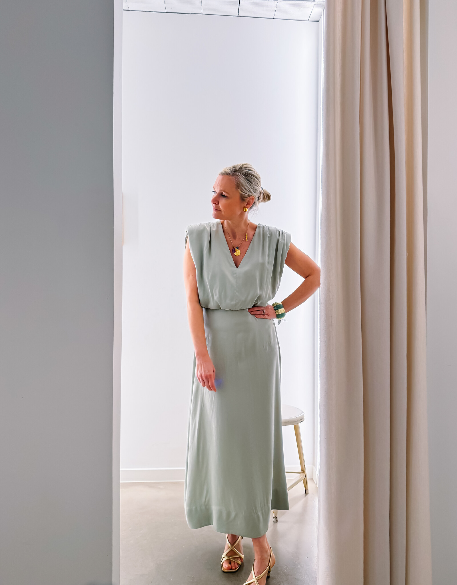 Suncoo Jurk 'Chorus' - Vert d'Eau - Suncoo