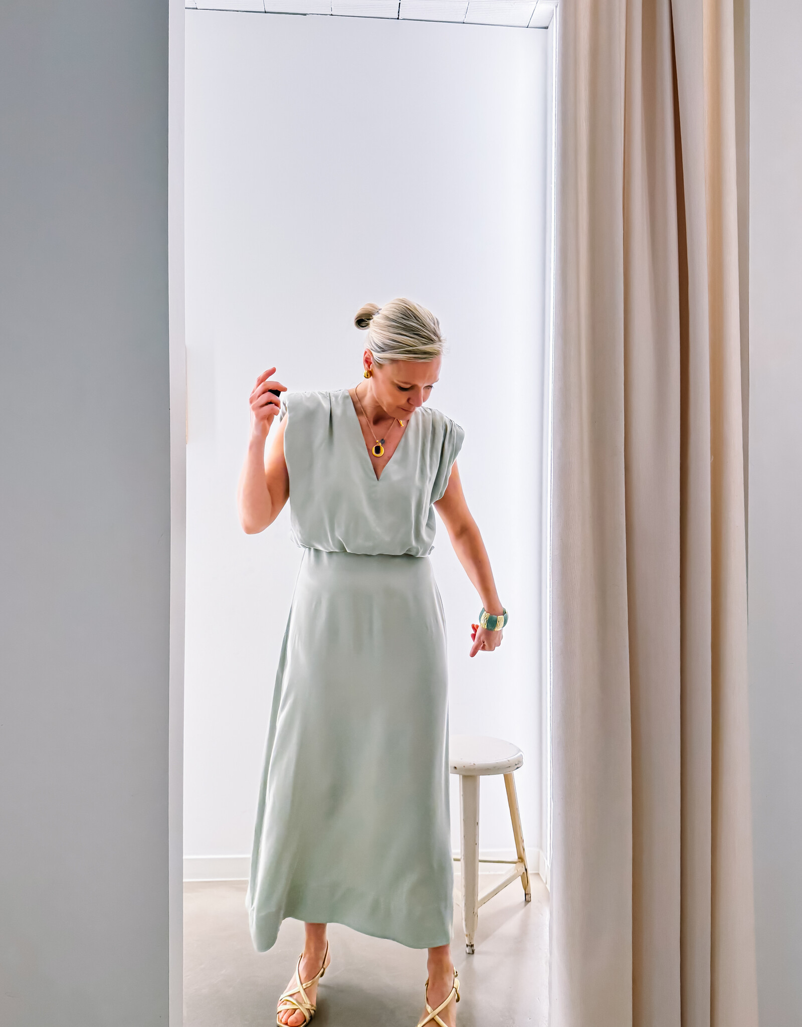 Suncoo Jurk 'Chorus' - Vert d'Eau - Suncoo