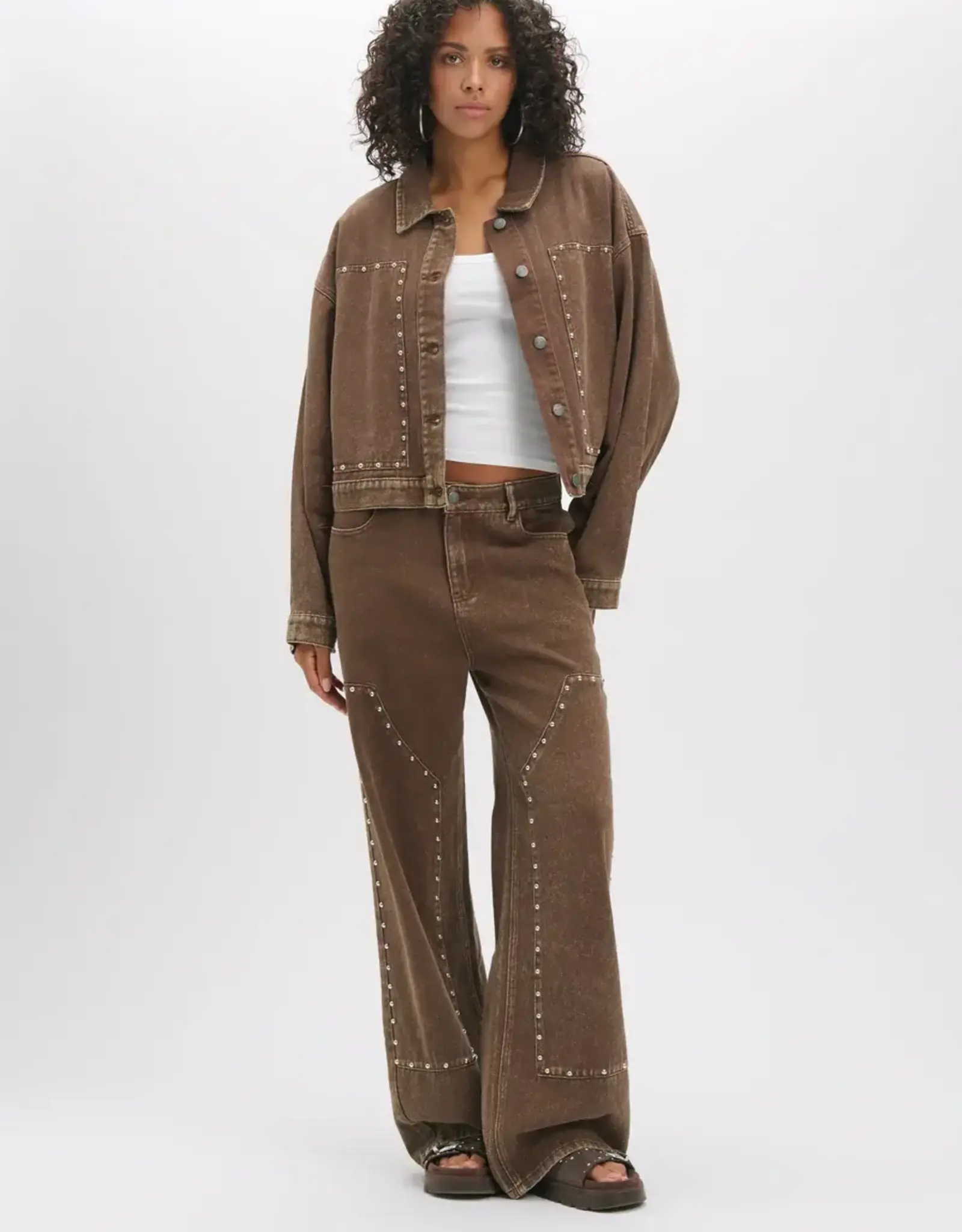 Refined Department Jeans 'Payton' - Brown - Refined Department