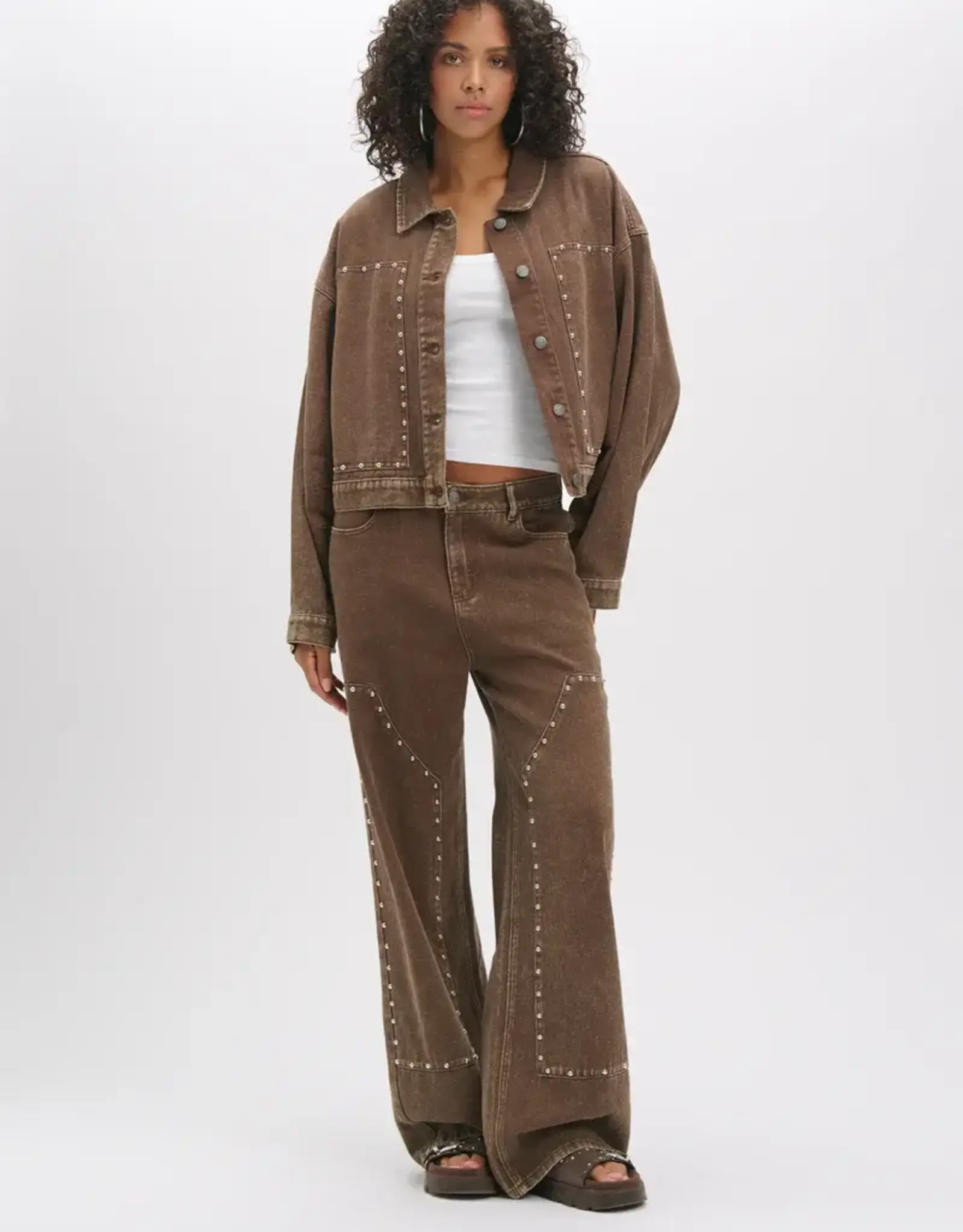 Refined Department Jacket 'Honni' - Brown - Refined Department