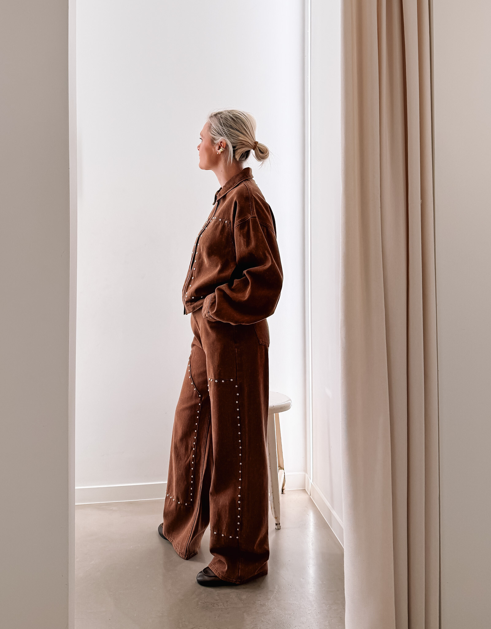 Refined Department Jeans 'Payton' - Brown - Refined Department