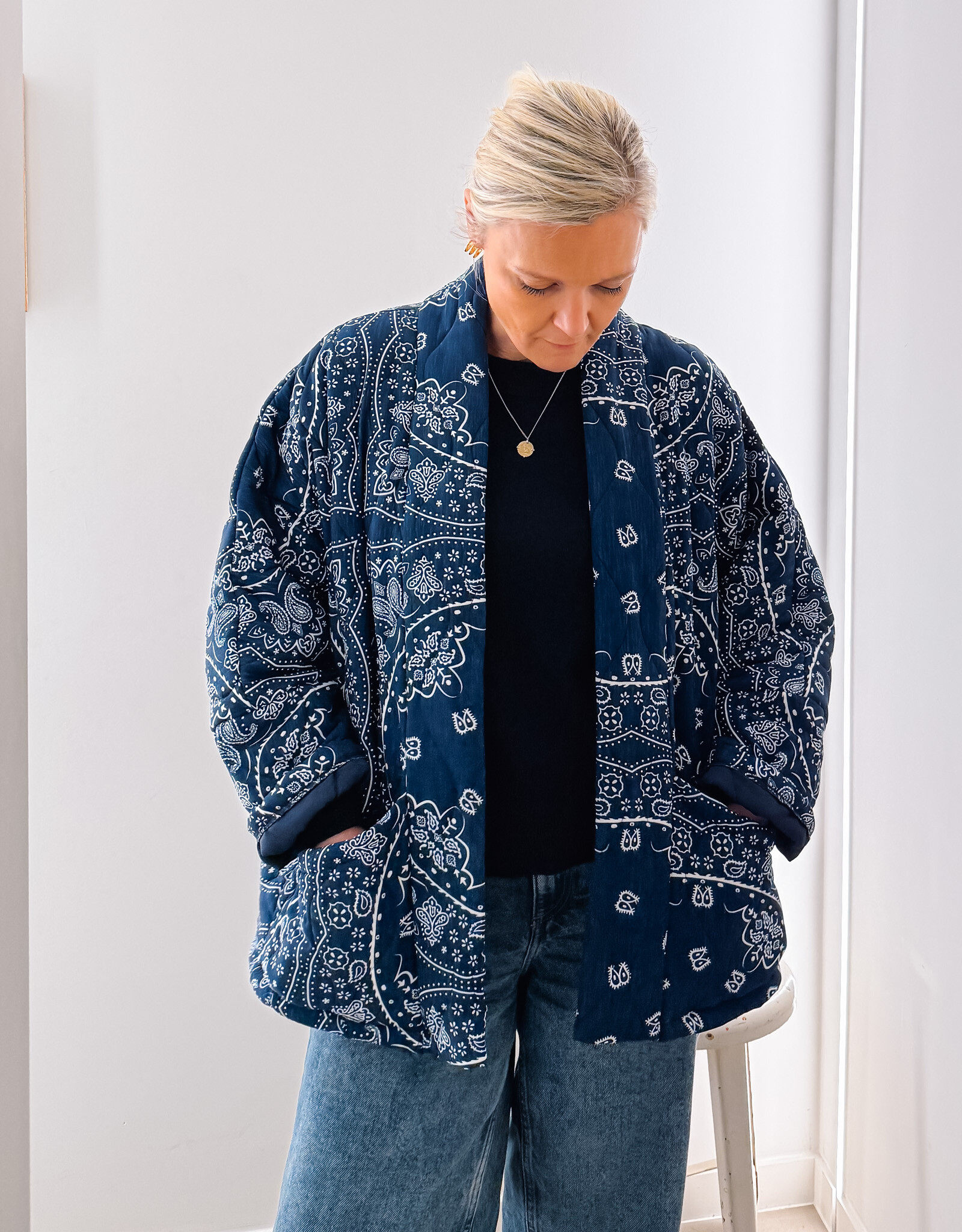 Aokyanos Kimono 'Chicago 04' - Navy - Aokyanos TU