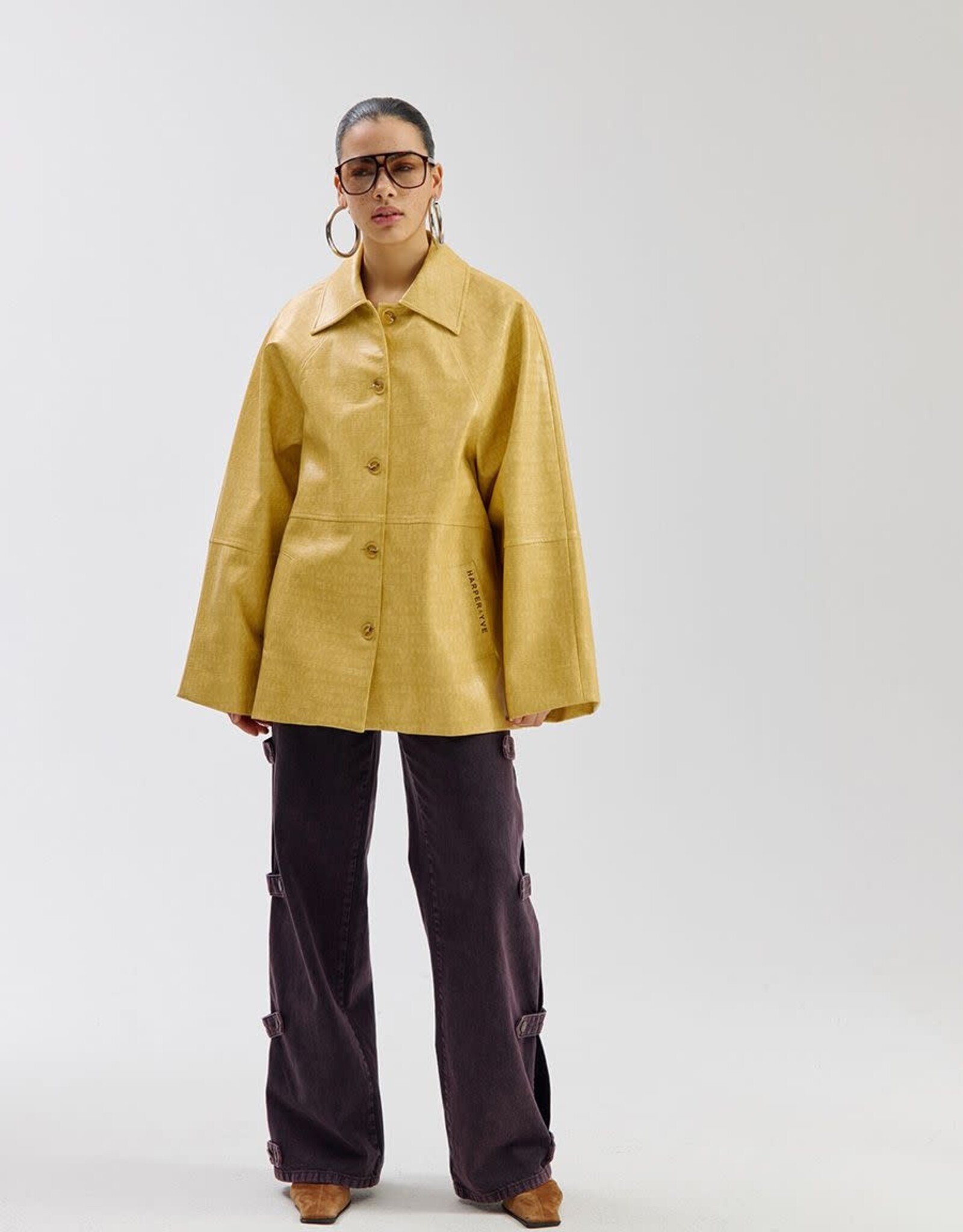 Harper&Yve Jacket 'Mees' - Light Yellow - Harper&Yve