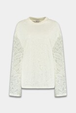 Harper&Yve T-Shirt Lace Sleeve 'Elana' - Ecru - Harper&Yve