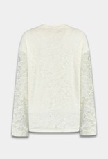 Harper&Yve T-Shirt Lace Sleeve 'Elana' - Ecru - Harper&Yve