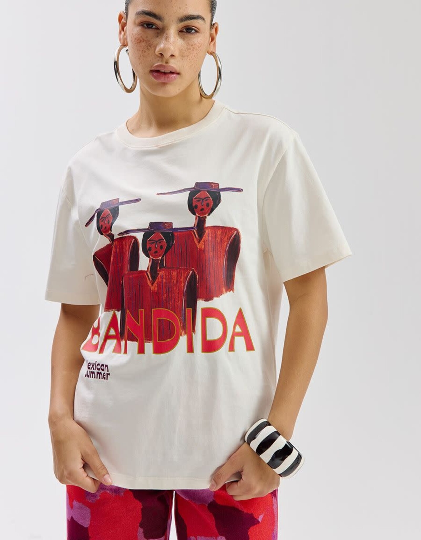 Harper&Yve T-Shirt 'Bandida' - Ecru - Harper&Yve