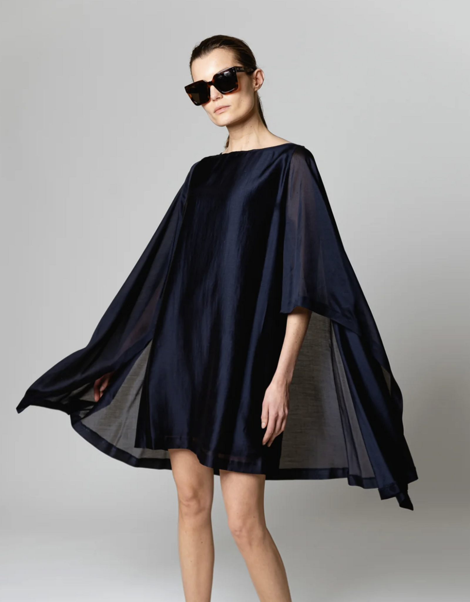 Bô-Dôme Jurk 'Karen' - Intense Blue  - Bô-Dôme