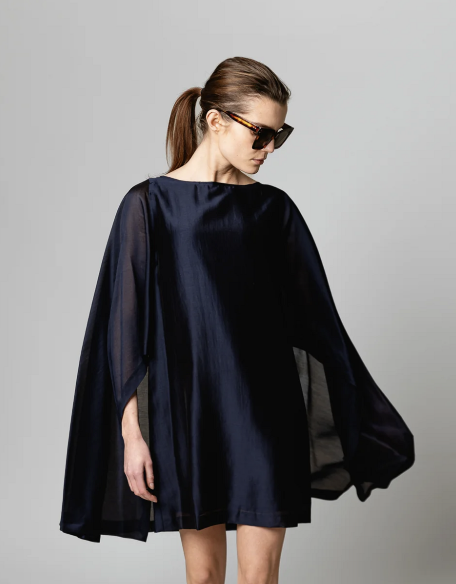 Bô-Dôme Jurk 'Karen' - Intense Blue  - Bô-Dôme