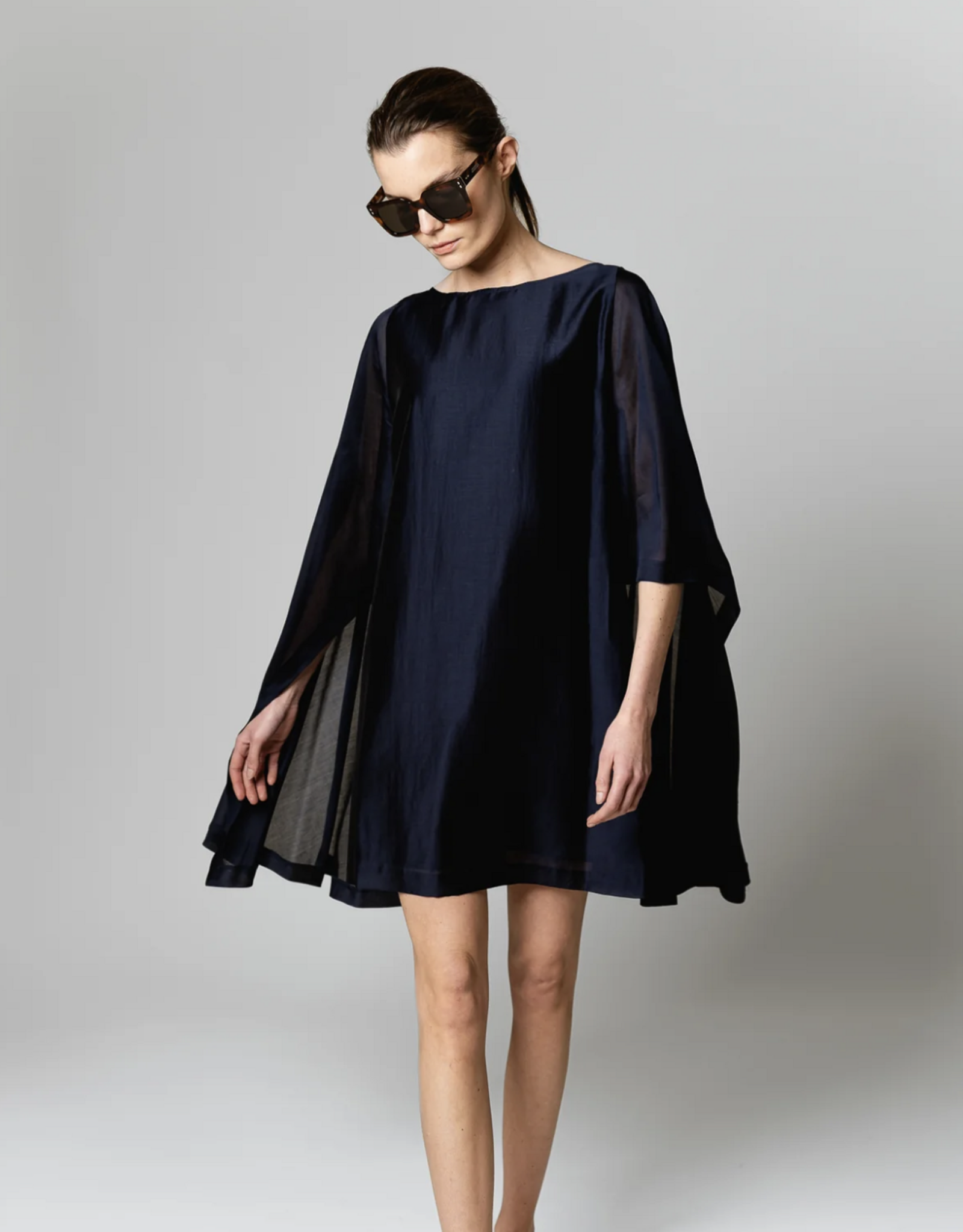 Bô-Dôme Jurk 'Karen' - Navy  - Bô-Dôme