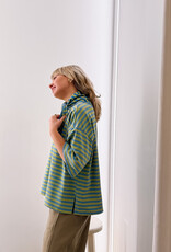 The Golden House Mom T-Shirt Met Sjaaltje 'Rox' - Lemon/Blue TU