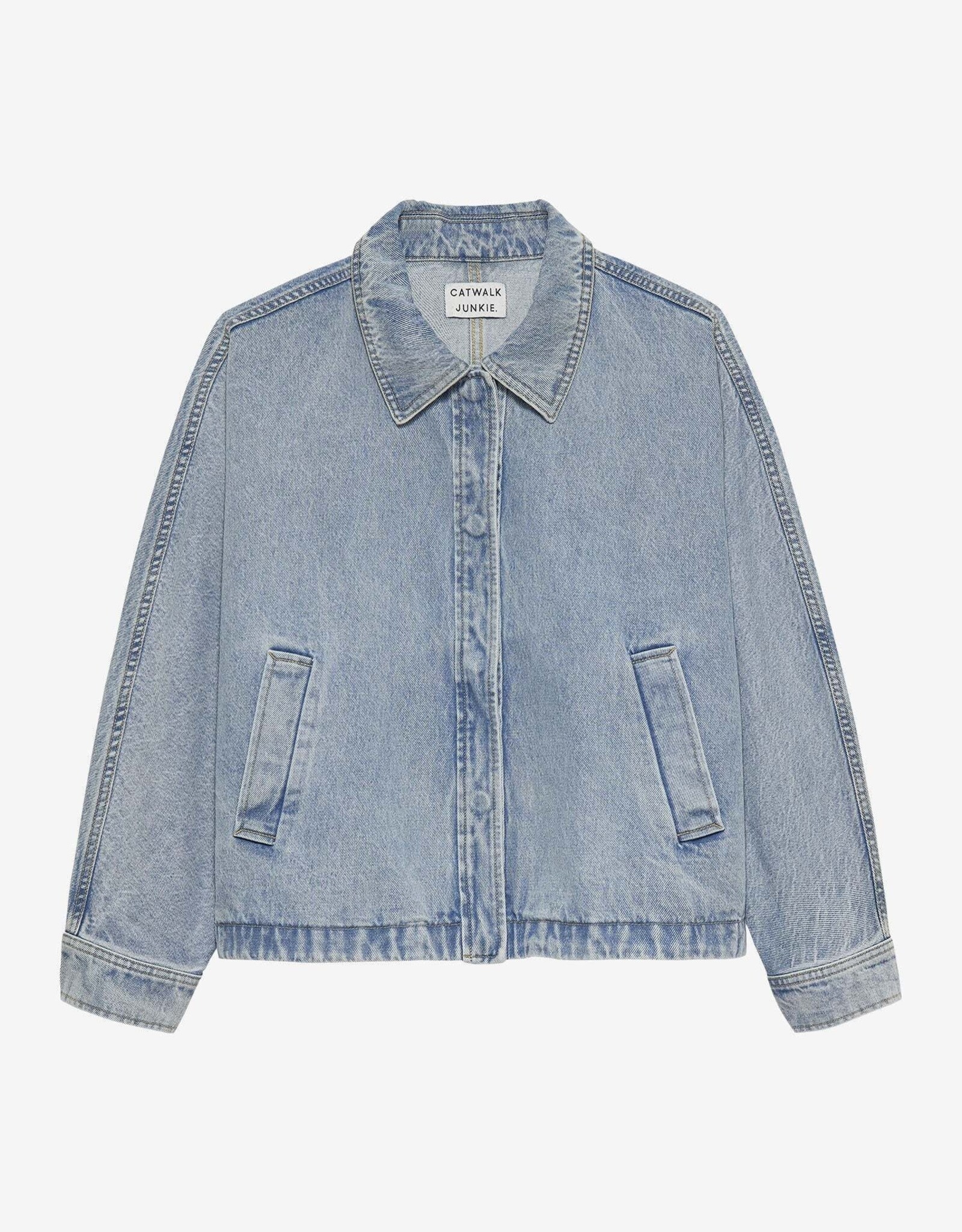 Catwalk Junkie Jacket Denim  'Batsleeve' - Blue - Catwalk Junkie