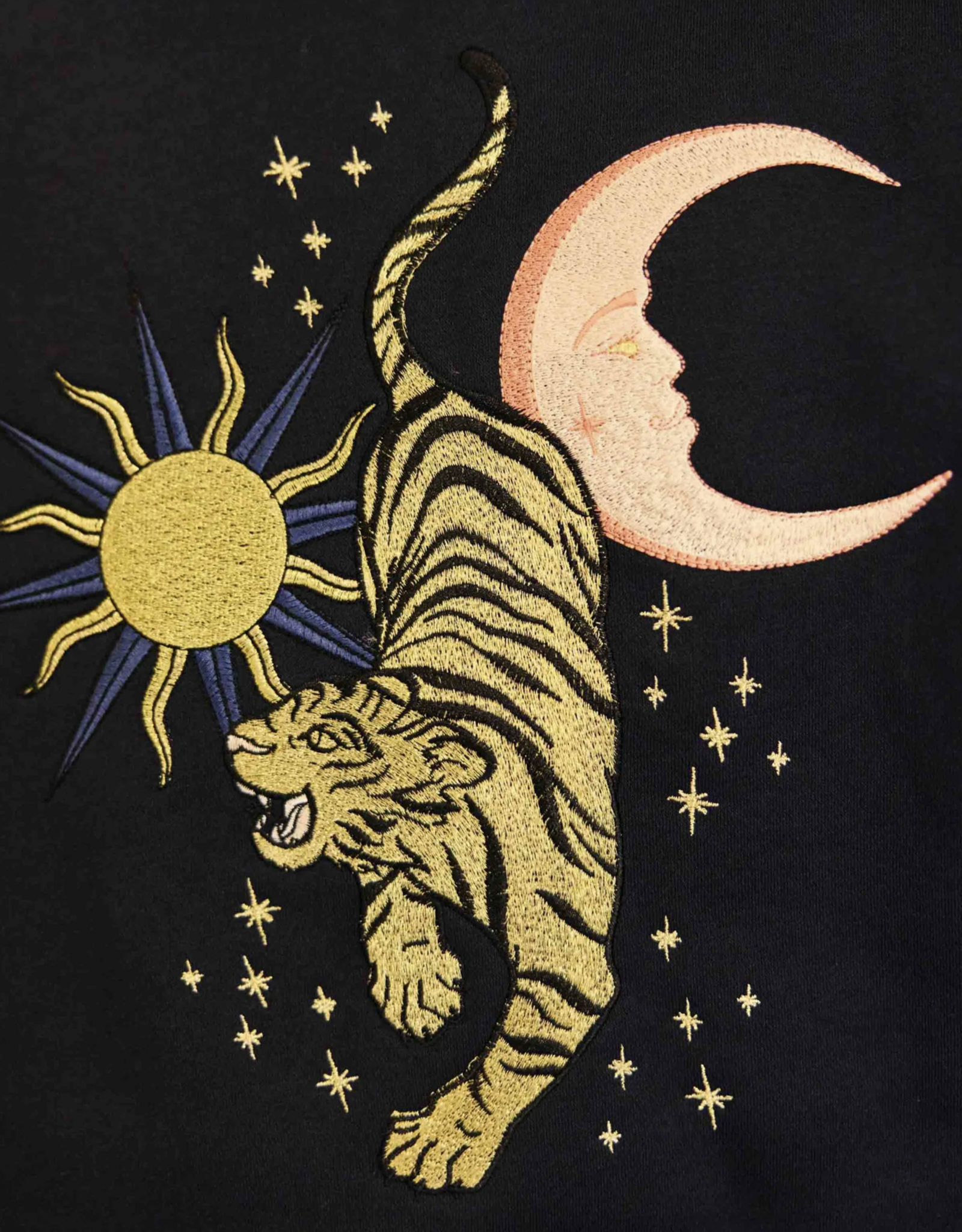 La Petite Etoile Sweater 'Tiger' - Marine - La Petite Etoile