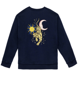 La Petite Etoile Sweater 'Tiger' - Marine - La Petite Etoile