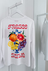 Studio Amaya T-Shirt Long Sleeve 'Riven' - White - Studio Amaya