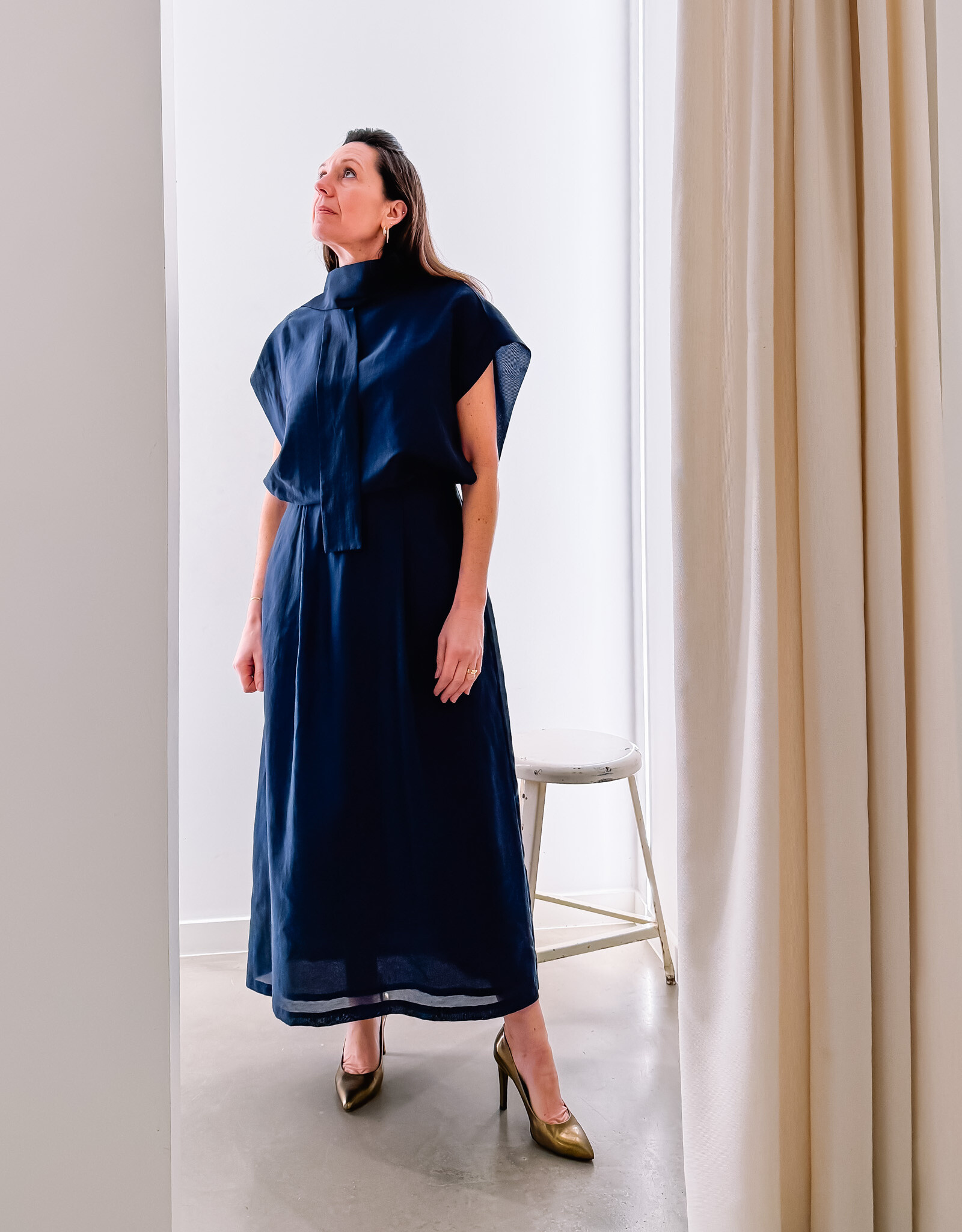 Bô-Dôme Jurk 'Robin' - Navy  - Bô-Dôme