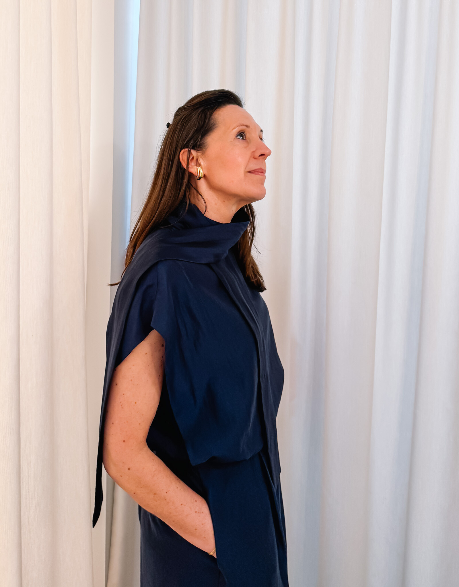 Bô-Dôme Jurk 'Robin' - Navy  - Bô-Dôme