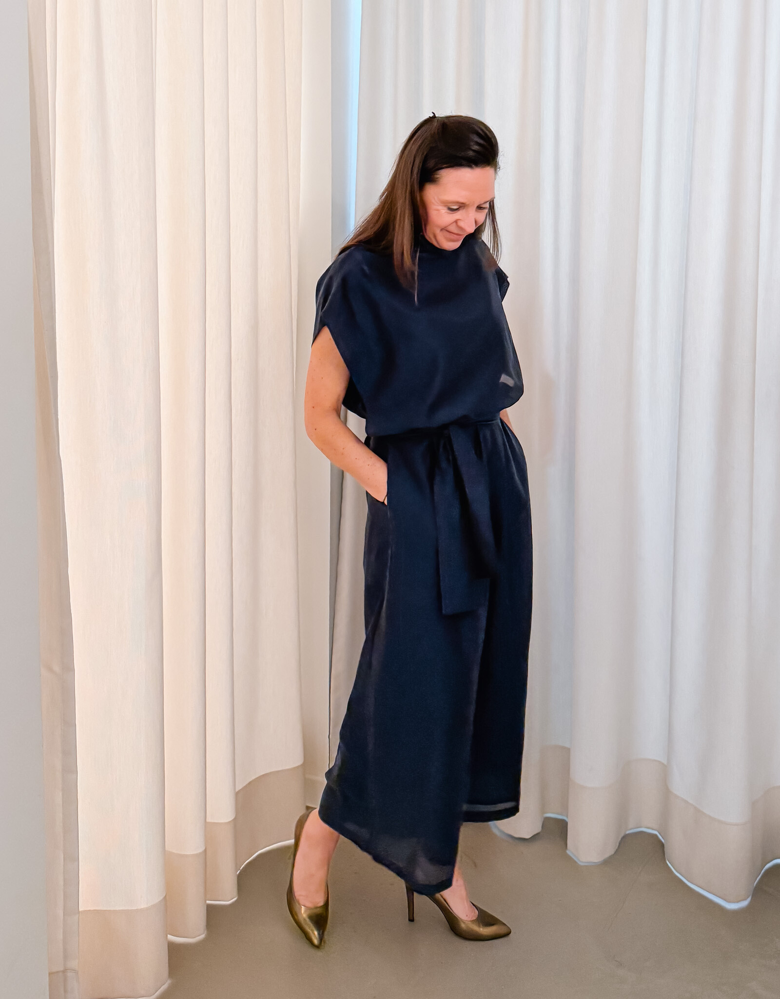 Bô-Dôme Jurk 'Robin' - Navy  - Bô-Dôme