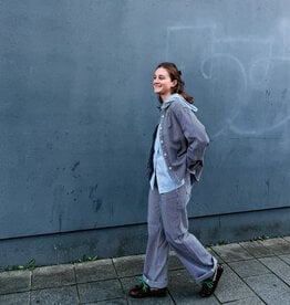 F.A.M. Jeans Wide Stripe 'Forest' - Stripe Navy - FL83W - F.A.M.