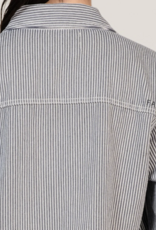 F.A.M. Hemd 'Salome' - Stripe Navy - LS83CO - F.A.M.