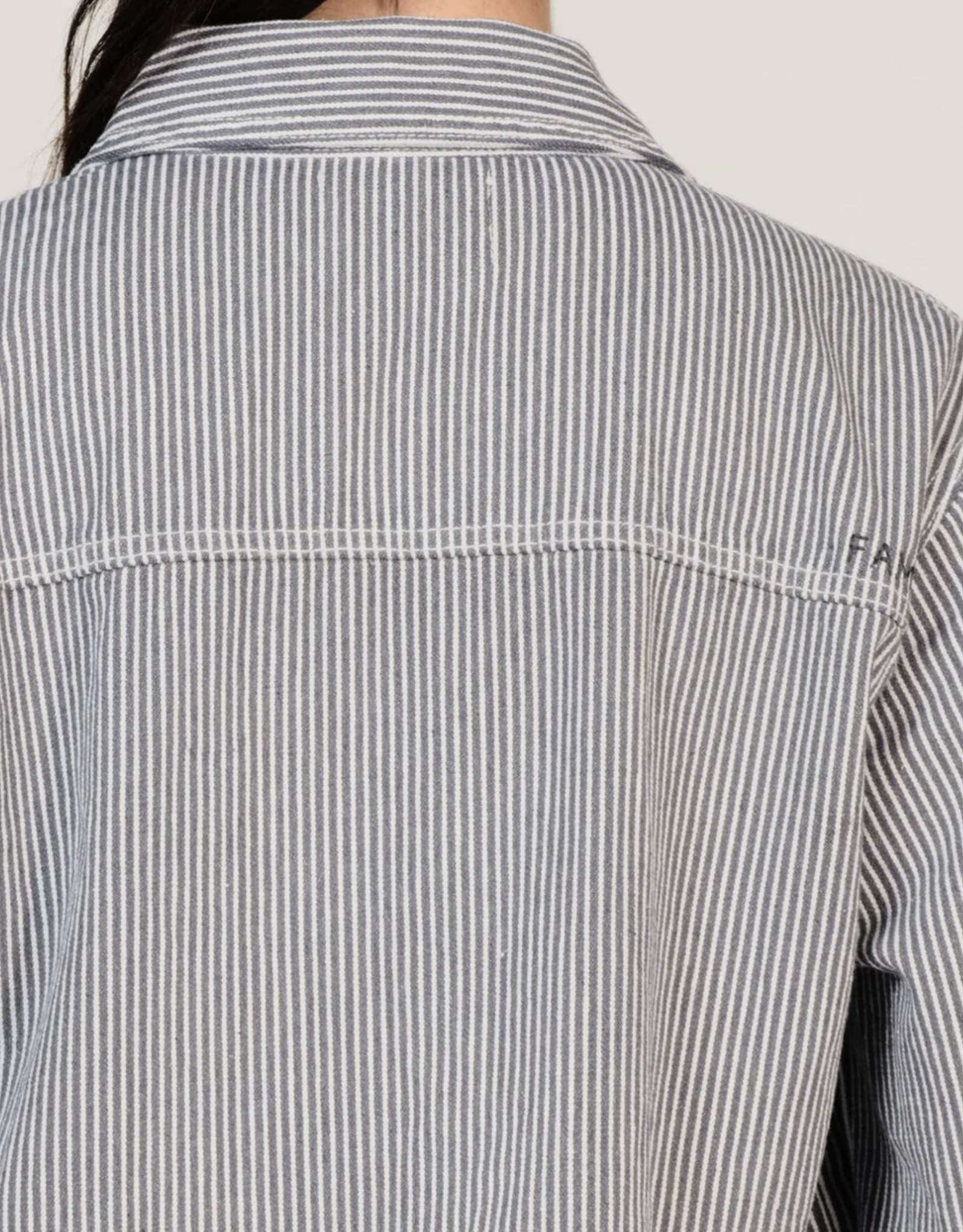 F.A.M. Hemd 'Salome' - Stripe Navy - LS83CO - F.A.M.