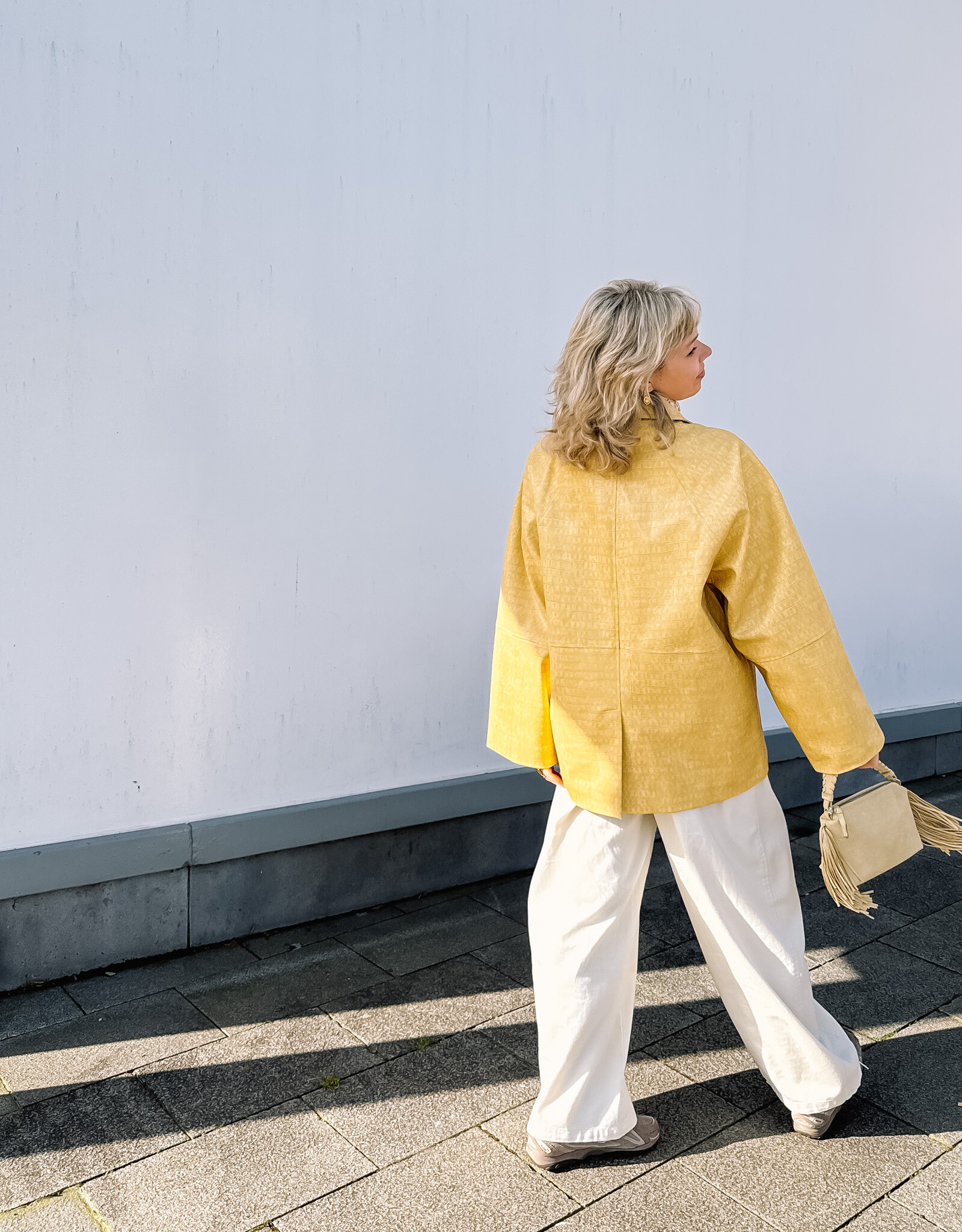 Harper&Yve Jacket 'Mees' - Light Yellow - Harper&Yve