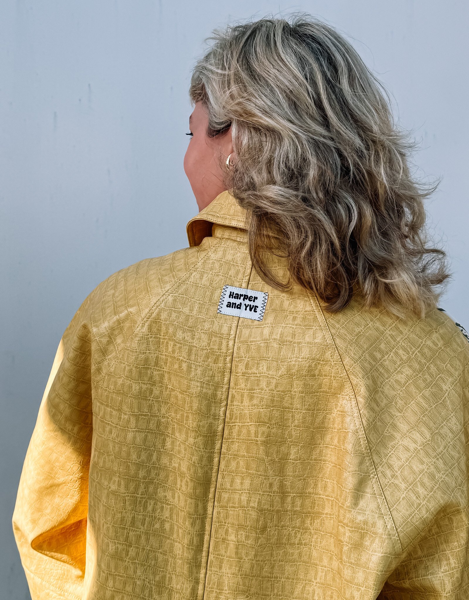 Harper&Yve Jacket 'Mees' - Light Yellow - Harper&Yve