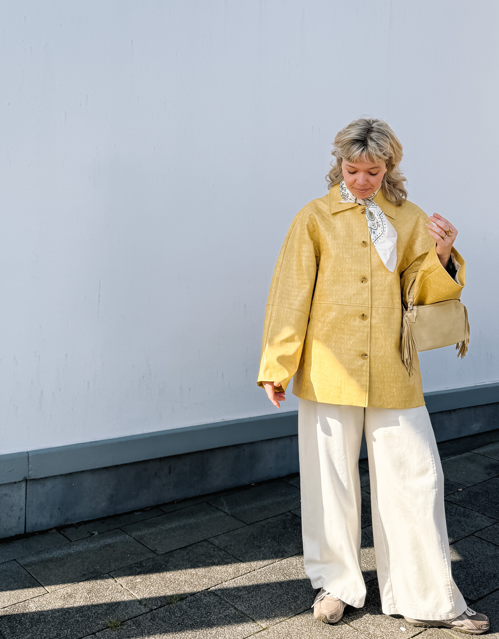 Harper&Yve Jacket 'Mees' - Light Yellow - Harper&Yve