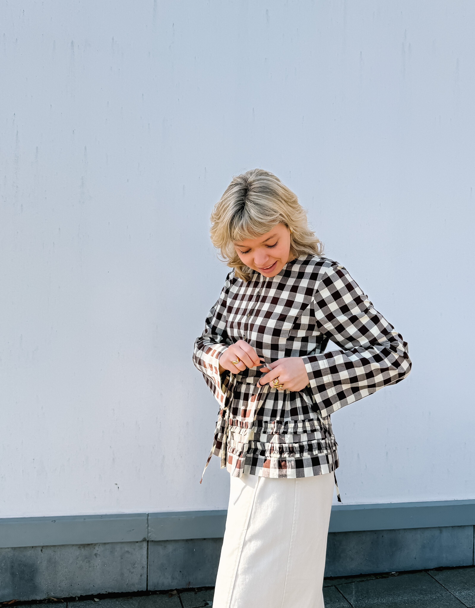 Damson Madder Blouse 'Madison' - Butter  - Damson Madder