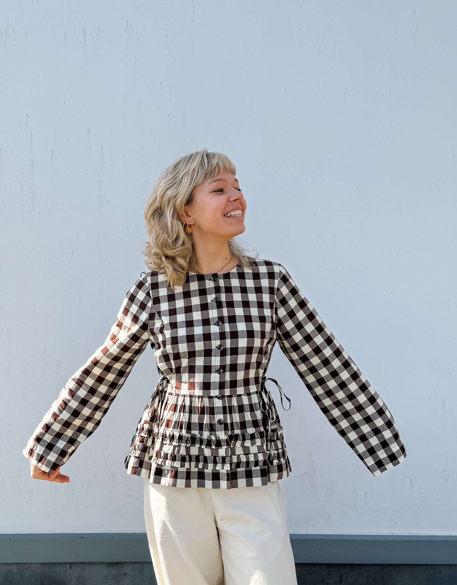 Damson Madder Blouse 'Madison' - Butter  - Damson Madder