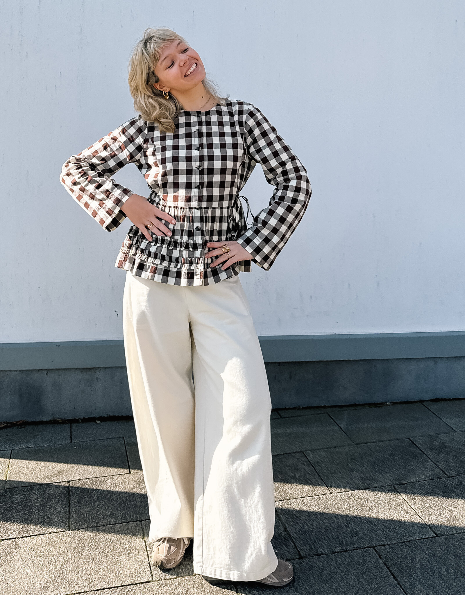 The Golden House Feel Broek 'Astrid' - Ecru