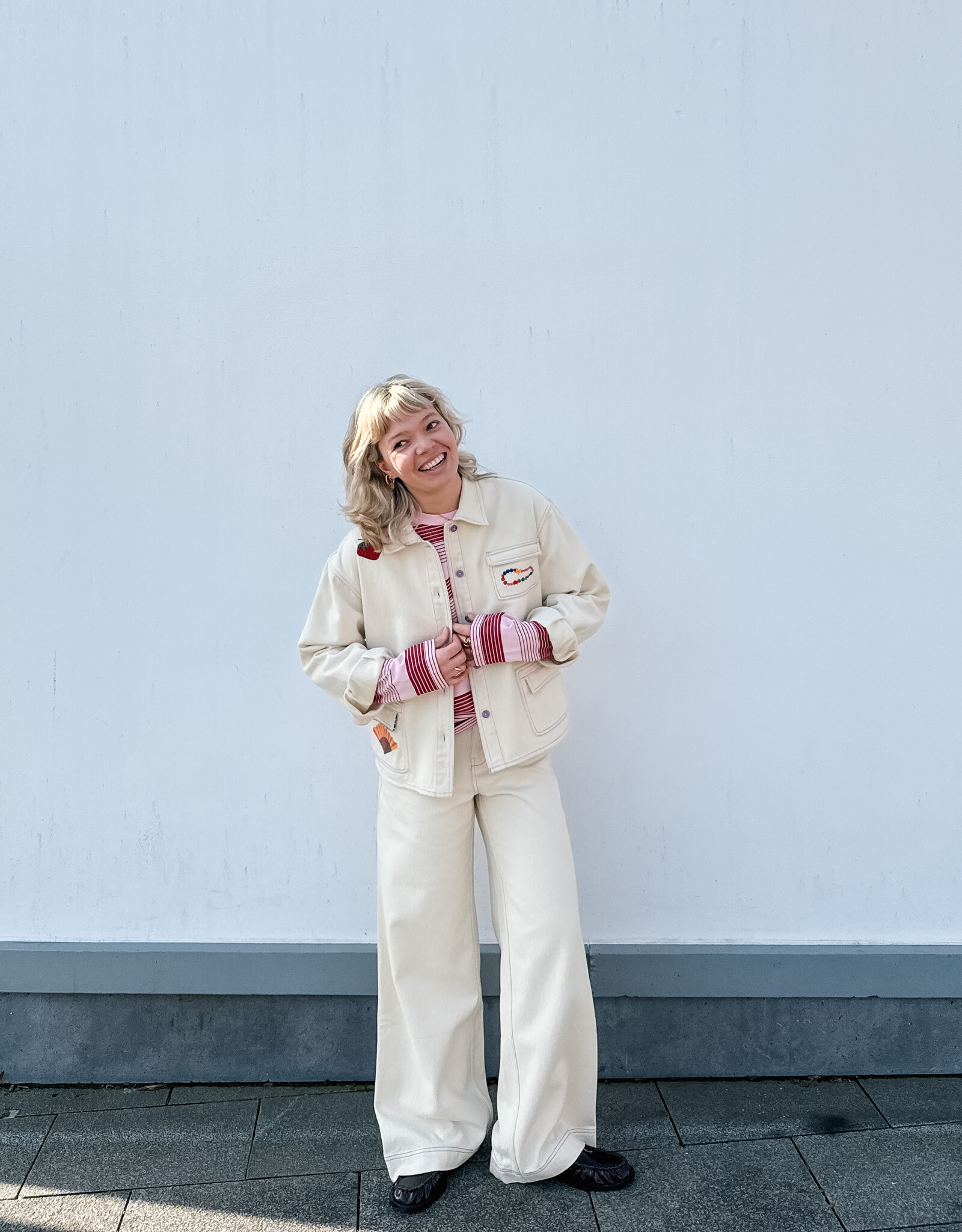 Lollys Laundry Jacket 'April' - Creme - Lollys Laundry